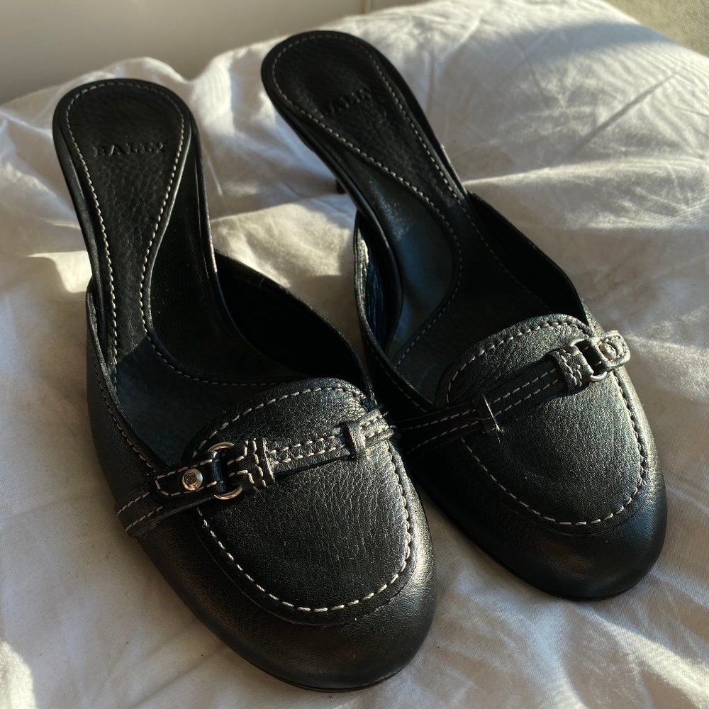 BALLY black womens pumps